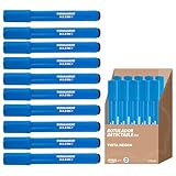 Maya Permanent Marker PM. Antibakteriell und nachweisbar. Polypropylen in Lebensmittelqualität. Entspricht den HACCP-, BRC- und EU/FDA-Vorschriften. Schachtel mit 10 Stück (blaue Tinte).