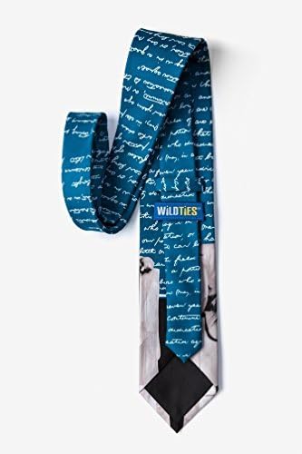 Wild Ties Blue Microfiber Tie | Lincoln Necktie