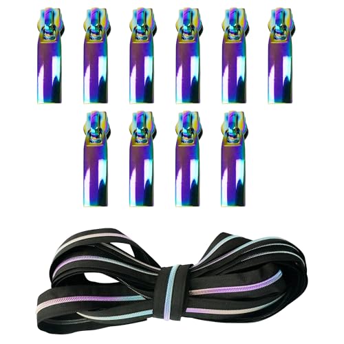 Fermeture éclair de rechange pour réparer sac cassé et vêtement