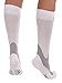 Mojo Compression Socks for Women and Men 20-30mmHg Plus Size - XXL Wide Calf Medical Compression Stockings for DVT, Lymphedema, Bariatric Surgery Recovery - White, 2X-Large - A601