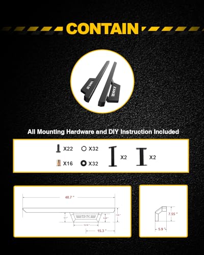 Estribos laterales para Wrangler YJ/TJ 2 puertas 1987-2006 miniatura 5