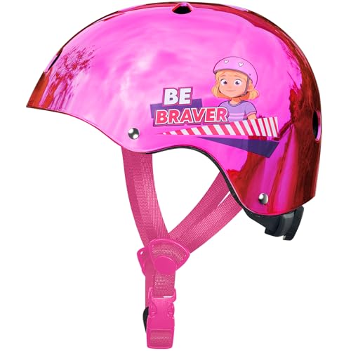 Image of Odoland Kids Bike Helmet for Boy Girl Age 3-8 for Cycling, Scooter, Skating
