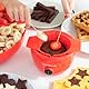 InnovaGoods V0103367 2 in 1 Schokoladenfondue-Maker, Kunststoff, Rot