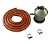 Kit cocina a gas portatil - Incluye regulador de gas, tubo butano de 1.5 metros y dos abrazaderas