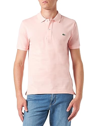 Image of Lacoste Short Sleeve Classic Fit Chine Pique Polo Shirt, L1264 Shirt