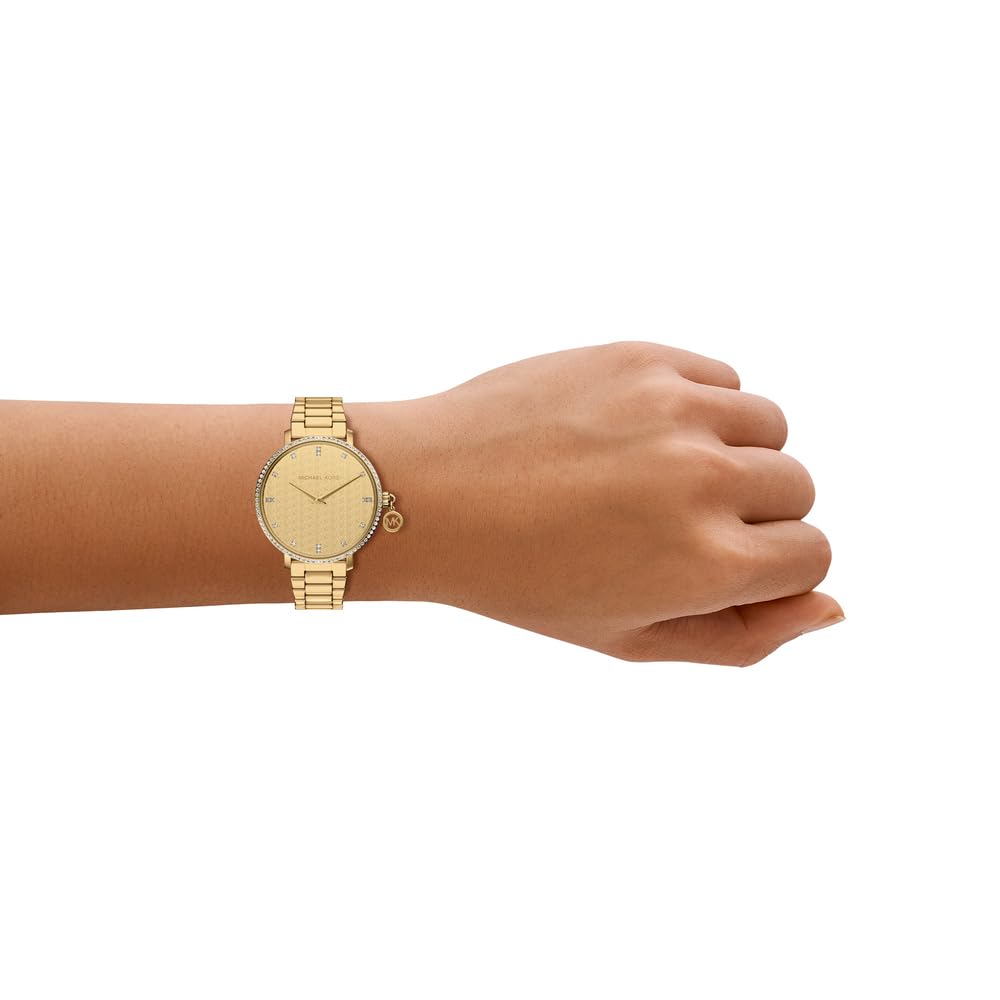 Michael Kors Pyper MK7572 - Reloj de Acero Inoxidable en Tono Dorado de 32 mm para Mujer