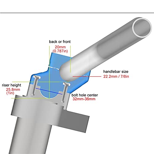 Torretas de manillar extensibles de 22mm: más altura y control para tu moto Fazer 600 5