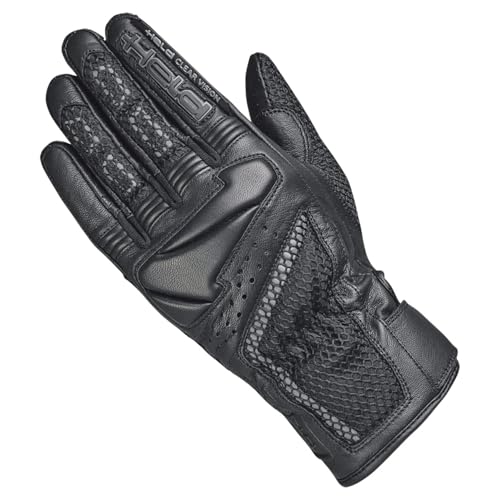 Held Summertime 3 perforierte Motorrad Handschuhe, schwarz, K-10