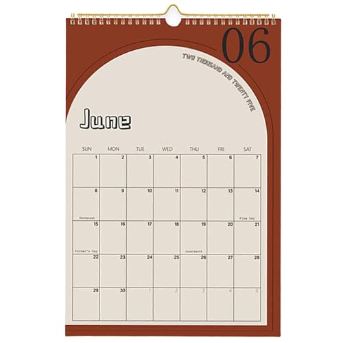 Calendario de pared mensual 2025-2026,18 calendario mensual 2025-2026, 14,76 X 10 en organizador mensual de calendario | Enero de 2025 a junio de 2026, planificador de encuadernación de doble hilo de
