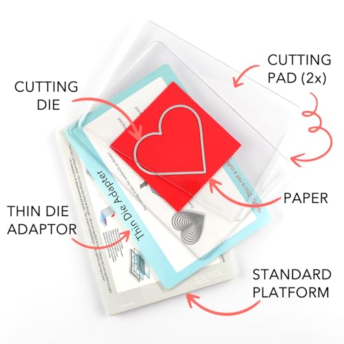 OTCRAFT Thin Die Adapter for Die Cutting Machine; PC Plastic Standard Adapter Pad for Thin Wafer Dies Increases Cutting Capability Scrapbooking Die-Cutting Plate Adaptor 9x6inch(22.8x15.4cm) - Image 3