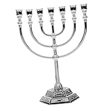 Ambiance chaleureuse : L'ornement de chandelier à sept trous apporte une atmosphère accueillante et animée, idéale pour enrichir les espaces lors de fêtes, dîners ou célébrations traditionnelles comme Hanukkah.