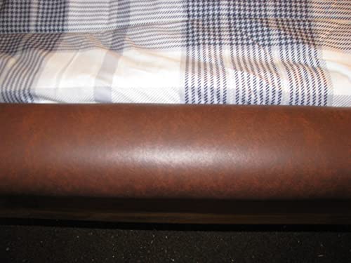 5 Piece Queen Standard Dark Brown Vinyl Padded Rail Caps
