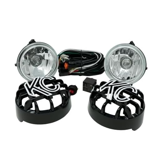KC HiLiTES 490 Rally 400 4" 55w Driving Light System,Black