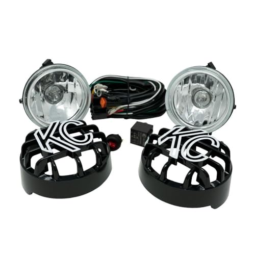 Luz de conducción KC Hilites 490 Rally 400 de 55 W con potente haz halógeno de 4" con soporte