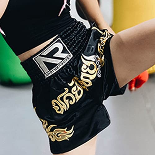 Foto von CUSROS Muay Thai-Box-Shorts, Sportbekleidung, Training, Wettkampf, atmungsaktiv, Muay-Thai-Seil-Design, Kampfsport, Kickbox-Shorts, Kleidung, Weiß, M, M