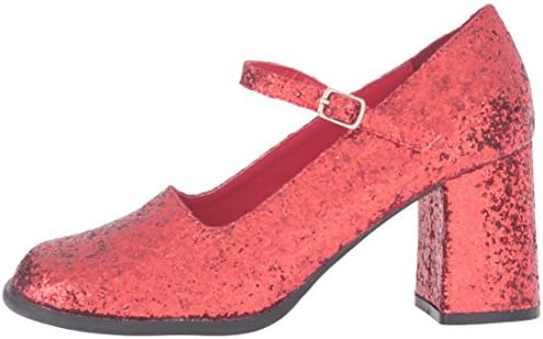 Ellie Shoes Women's 300-Eden-G Maryjane Pump, Red Glitter, 8 M US | Image 7
