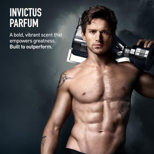 Image of Rabanne Invictus Parfum for Men - Long Lasting Aromatic Aquatic Perfume with Lavender, Sandalwood & Musk - Trophy Bottle French Fragrance Spray from Paris