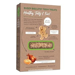 Cloud Star Buddy Biscuits Teeny Crunchy Dog Treats, Roasted Chicken, 8 oz. Box Cloud Star Buddy Biscuits Teeny Crunchy Dog Treats Roasted Chicken 8 oz Box