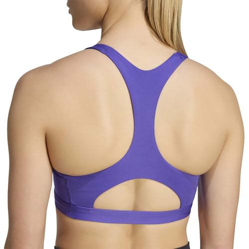 adidas Damen Optime Essentials Workout Medium Support Bra, Pure Purple, S – Ansicht 5