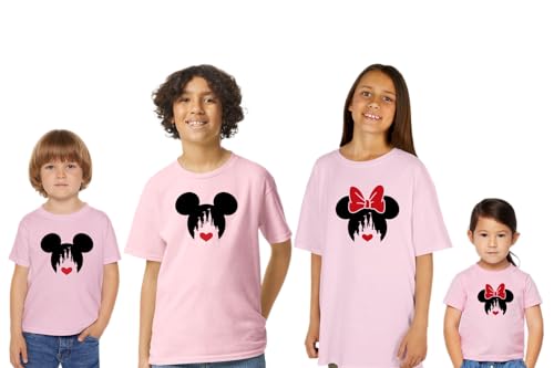 Mouse Love Castle Ears Graphic T-Shirts for Boys & Girls