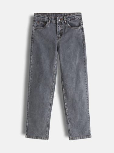 Image of Urbano Juniors Boy's Loose Baggy Fit Washed Denim Jeans Stretchable