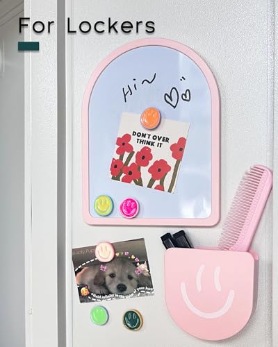 12 Stück Emoji Kühlschrankmagnete – Smiley Magnete Bunt Stark Haftend | Runde Kühlschrank für Whiteboard, Magnettafeln, Schule, Kinderzimmer & Büro | Lustige Deko Magnete Emoji Fridge Magnets