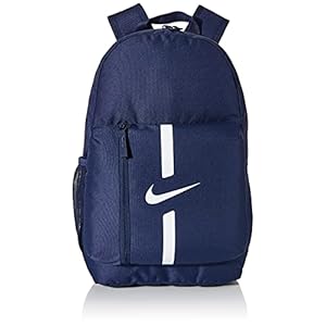 NIKE Academy Team Mochila De Fútbol, Unisex Adulto, Marina De Medianoche/Negro/Blanco, 22L