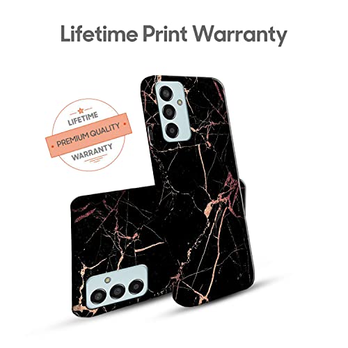Image of COLORflow Back Cover Compatible with Samsung Galaxy F13 / M13 4G | Beautiful Black Golden Marble | Designer Printed Hard CASE Bumper Back Cover Compatible with Samsung F13 / M13 4G