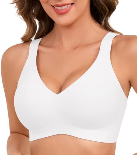 Womens Wireless Bras for Women No Underwire Push Up Bra Seamless Full Coverage Everyday Bras Regular and Plus Size