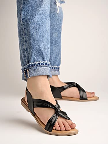 Image of Shoetopia womens Snd-137 1 Flat Sandal