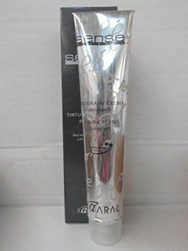Sense Colours by Techno Kaaral - Permanent Cream Hair Colourant Enriched with Aloe, Coconut Oil, and Provitamin B5-3.5 Fl. Oz. Tubes - Shade Selection: 7.45 - Mahogany Copper Blonde