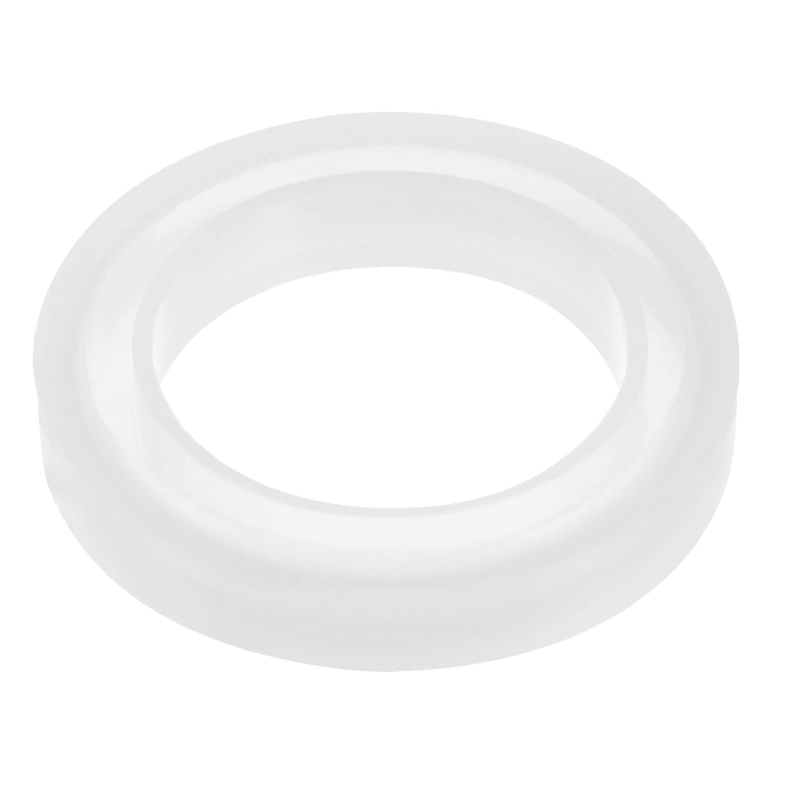sourcing map Bracelet Mold Bangle Ring Mold Silicone Round Epoxy 58mm Semi-Cylindrical Casting Resin Crystal Mold for Jewelry Making DIY Crafts