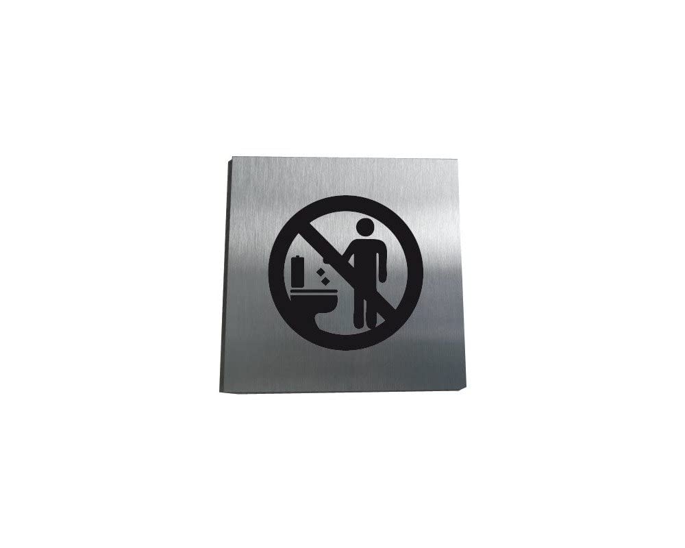 Plaque plexi WC ne rien jeter - Signalétique sanitaire