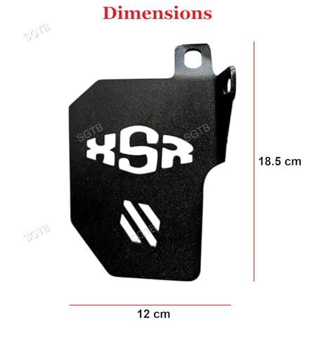 Image of SGTB XSR 155 Pillion Footrest Heavy Duty Rear Passenger Footrests with Direct Fit Left Right Side