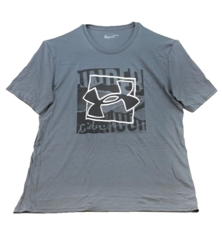 Under Armour Mens 1374025 Loose Charcoal Short Sleeve T-Shirt XL