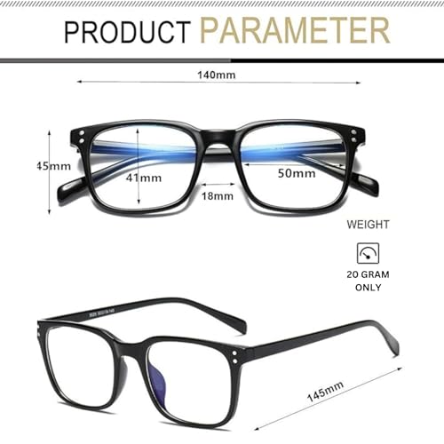 Image of Vast Photochromic Blue Cut Computer Glasses for Eye Protection | Zero Power Anti Glare & Blue Light Filter | UV Protect Specs for Men & Women| Frames| Cooling Glasses Lens