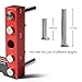 SUNLFPROD Mini Square Woodworking Center Finder 90 Degree Small Square Measuring Tool Woodworking Center Marking Tool Aluminum (Red-Gray)