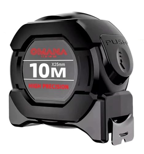 Cinta Métrica 10 m x 25 mm con Freno y Cuerpo de Acero miniatura 1