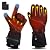 Heated Gloves, Heated Gloves for Men Women Rechargeable Electric Gloves Waterproof Hand Warmers Winter Thermal Gloves for Cold Weather Work Hunting Fishing Running Cycling Hiking Skiing Motorcycle, L