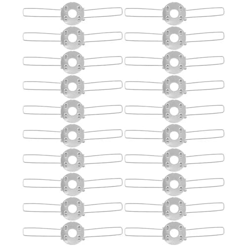 Pinzas de resorte para lámpara de techo con acero elástico de alta resistencia y durabilidad