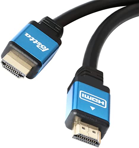 Postta Hdmi 2.0V Cable(50 Feet) Support 4K 2160P,1080P,3D,Audio Return And Ethernet - 1 Pack(Blue) #TOP6