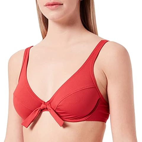 ESPRIT Hamptons Beach Bikini Top, Red Cover
