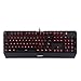 immagine 4LESHP Tastiera Italiana per Gaming USB - Alte Performance – Colori da Videogioco e Retroilluminata – Tastiera da Gioco – Tastiera per Videogame, PC PS4 Windows, Mac - Nuova 2018 Versione (Nero)