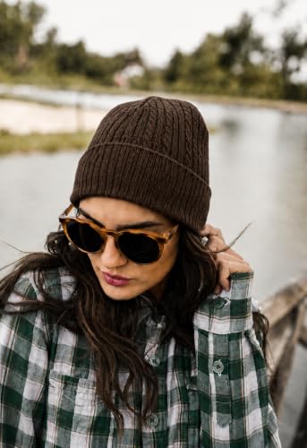 Image of Winter Cap for Men & Women Stylish, Beanie Cap, Woolen Cap for Man & Woman with Fur Inside, Round Shaped