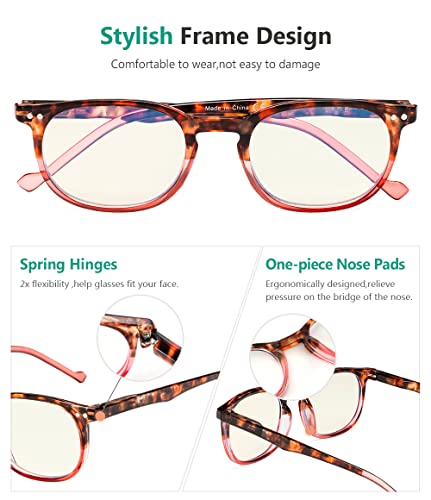 Image of Eyekepper Blue Light Blocking Reading Glasses for Men Women Vintage Readers