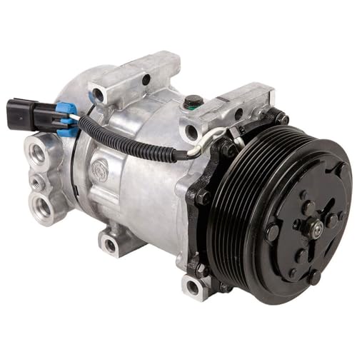 AC Compressor & A/C Clutch For Kenworth & Peterbilt Replaces Sanden SD7H15 4042 4432 4759 - BuyAutoParts 60-02144NA New