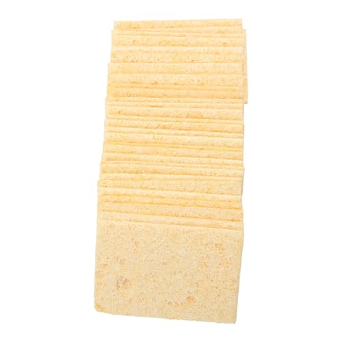 LIFKOME 30pcs Solder Tip Cleaners Rectangle Sponges for Soldering Iron High Temp Cleaning Pads Sponge Welding Platform Clean