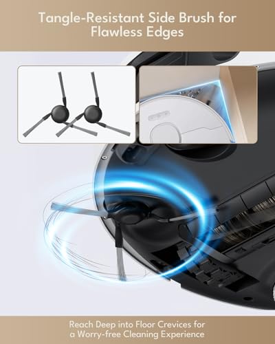 Image of E40 Ultra Replacement Parts Compatible with Mova E40 Ultra & P20 Ultra Robot Vacuum Cleaner,28 PCS E40 Ultra Accessories Kit :2 Main Brush, 6 Side Brush, 6 Activated Carbon Dust Bag, 4 Filter, 8 Mop