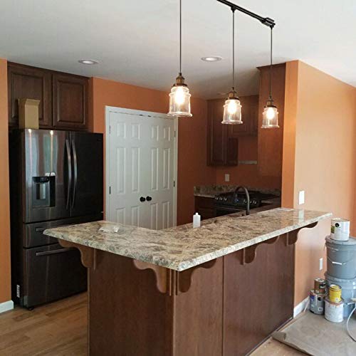 Kiven H-Type Track Lighting Industrial Kitchen Pendant Light - Antique Brass Hanging Fixture - Tb0213-80 Cm #TOP4