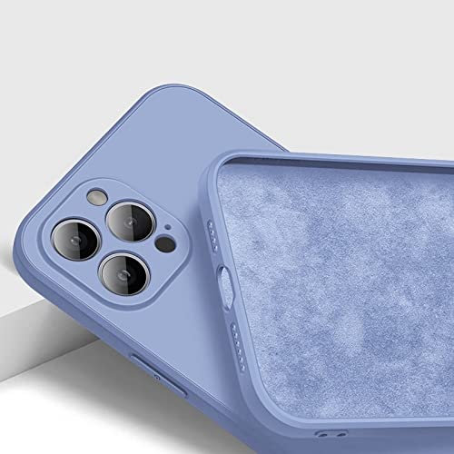 Coque antichoc iPhone 14 Pro silicone liquide violette anti rayures